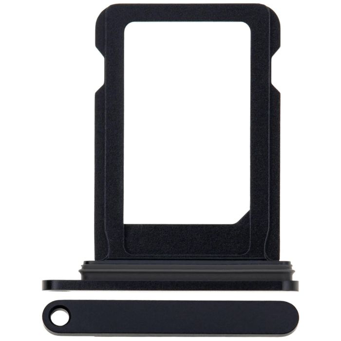 SIM-Kartenschacht Single für iPhone 12 Mini (Schwarz)