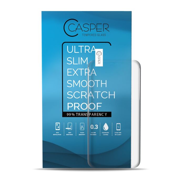Casper Displayschutzglas für iPhone 12 Mini (10er Pack) (Transparent)