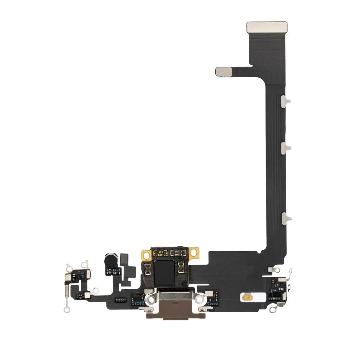 Ladebuchse Flexkabel mit Platine für iPhone 11 Pro Max (Premium) (Gold)