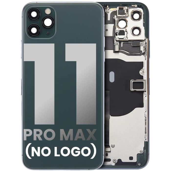 Rückgehäuse mit klein Bauteile vormontiert für iPhone 11 Pro Max (ohne Logo)