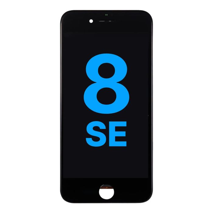 LCD Display mit Stahlplatte für iPhone 8/ SE (2020/ 2022) (Aftermarket)