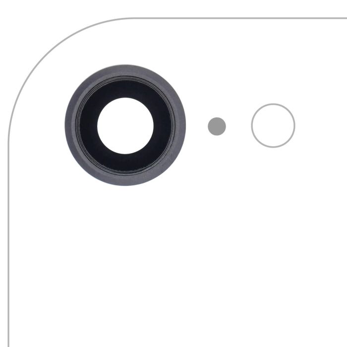 Rückkamera-Linse mit Halterung & Rahmen für iPhone 8/ SE (2020) (2022)