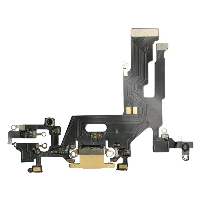Ladebuchse Flexkabel für iPhone 11 (Aftermarket Plus) (Gelb)