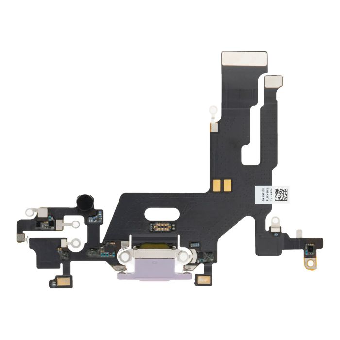 Ladebuchse Flexkabel für iPhone 11 (Aftermarket Plus) (Lila)