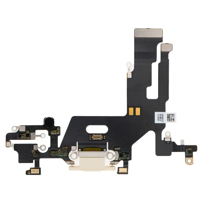Ladebuchse Flexkabel für iPhone 11 (Aftermarket Plus) (Weiß)