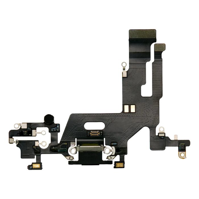 Ladebuchse Flexkabel für iPhone 11 (Premium) (Schwarz)