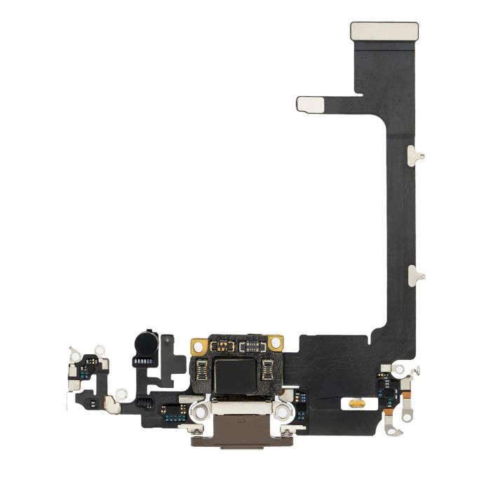 Ladebuchse Flexkabel mit Platine für iPhone 11 Pro (Premium) (Gold)