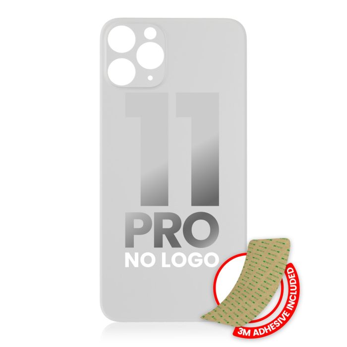 Rückglas mit 3M Klebeband für iPhone 11 Pro (ohne Logo/ großes Kameraloch)