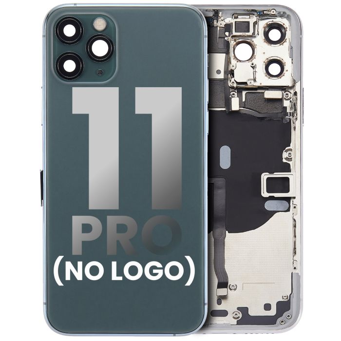 Rückgehäuse mit klein Bauteile vormontiert für iPhone 11 Pro (ohne Logo)