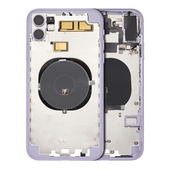 Rückgehäuse mit klein Bauteile vormontiert (ohne Rück Abdeckung) für iPhone 11