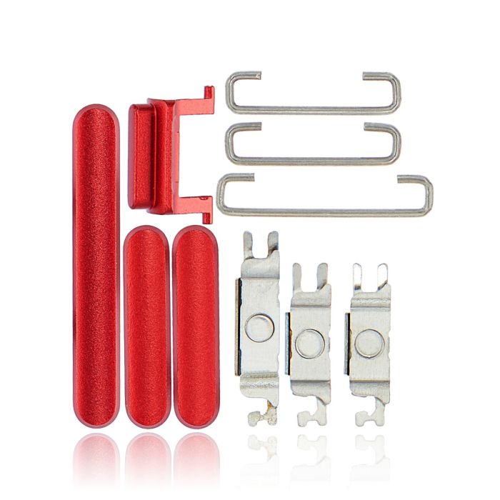 Tasten-Set (Power/ Lautstärke/ Schalter) für iPhone 11 (Rot)