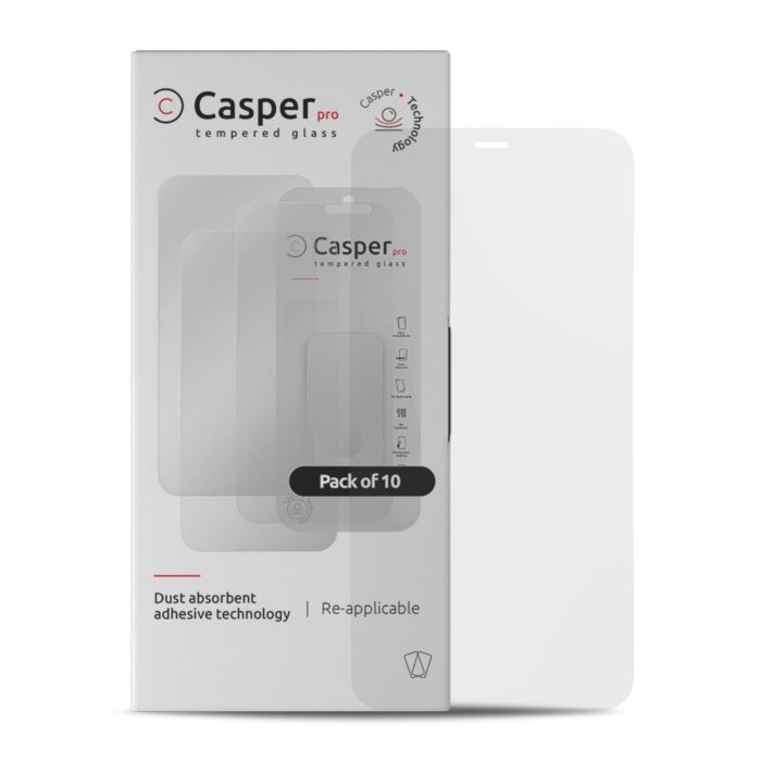 Casper Pro Displayschutzglas für iPhone XR/ 11 (10er Pack) (Matt)