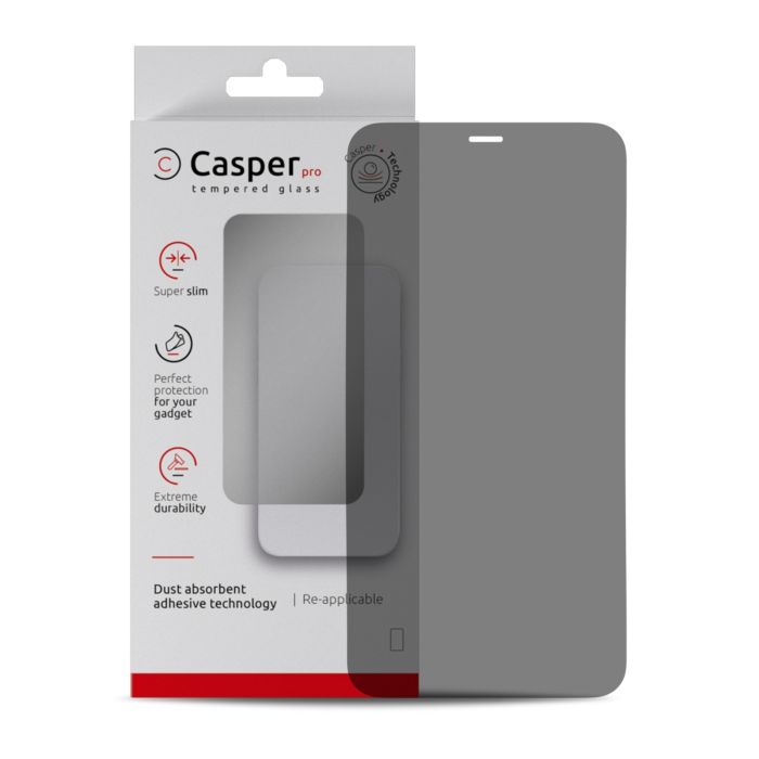 Casper Pro Displayschutzglas für iPhone XR/ 11 (Retail-Verpackung) (Privacy)