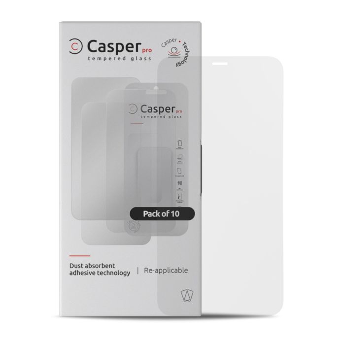 Casper Pro Displayschutzglas für iPhone XS Max/ 11 Pro Max (10er Pack) (Matt)