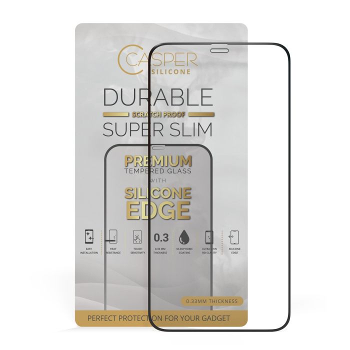 Displayschutzglas für iPhone XS Max/ 11 Pro Max (Silicone Casper/ Clear Serie)