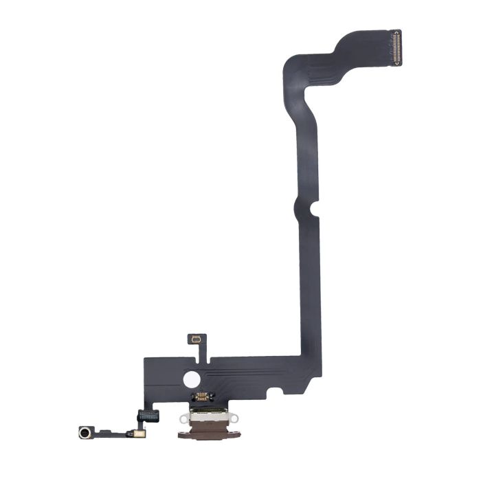 Ladebuchse Flexkabel für iPhone XS Max (Aftermarket) (Gold)