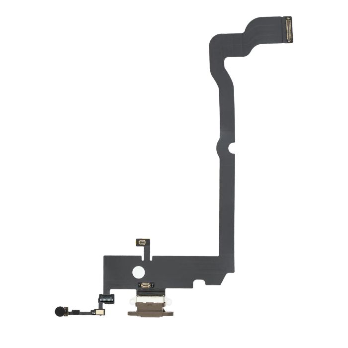 Ladebuchse Flexkabel für iPhone XS Max (Premium) (Gold)