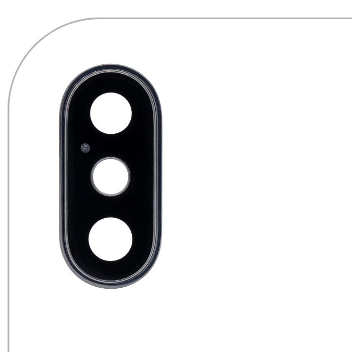 Rückkamera-Linse mit Halterung & Rahmen für iPhone XS/ XS Max (Space Grau) Nr.4