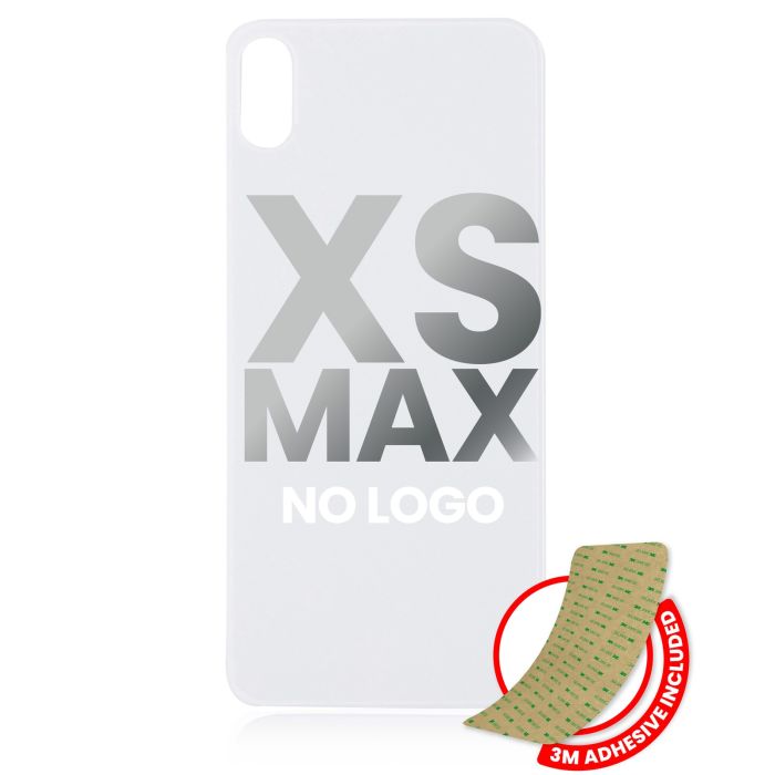 Rückglas mit 3M Klebeband für iPhone XS Max (ohne Logo/ großes Kameraloch)