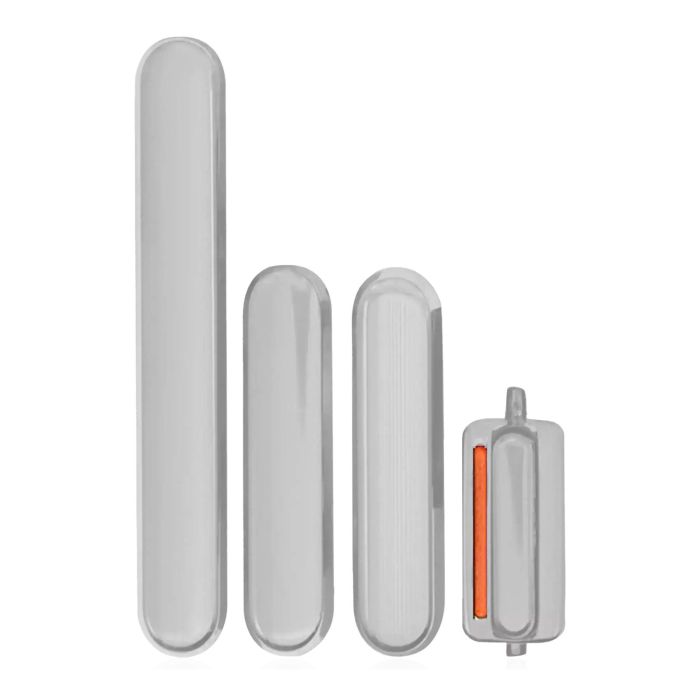 Tasten-Set (Power/ Lautstärke/ Schalter) für iPhone XS/ XS Max (Silber)
