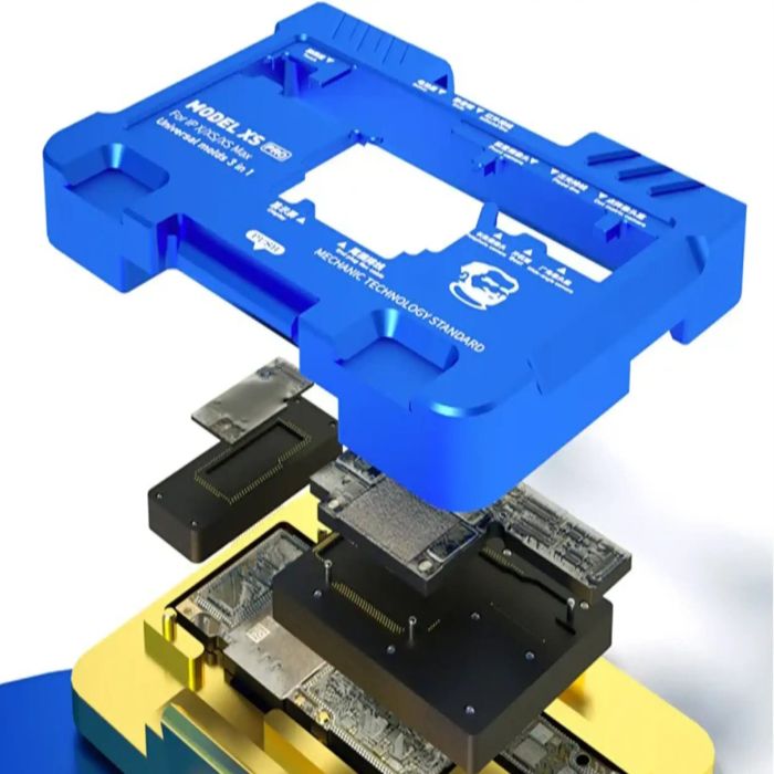 Pro-iSockel PCB Mainboard Holder für iPhone X/ XS/ XS Max (3in 1) (Mechanic)