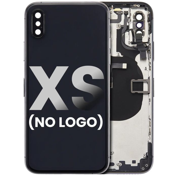 Rückgehäuse mit klein Bauteile vormontiert für iPhone XS (ohne Logo)
