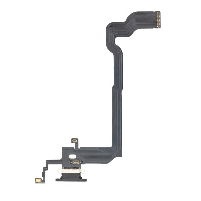 Ladebuchse Flexkabel für iPhone X (Aftermarket) (Space Grau)