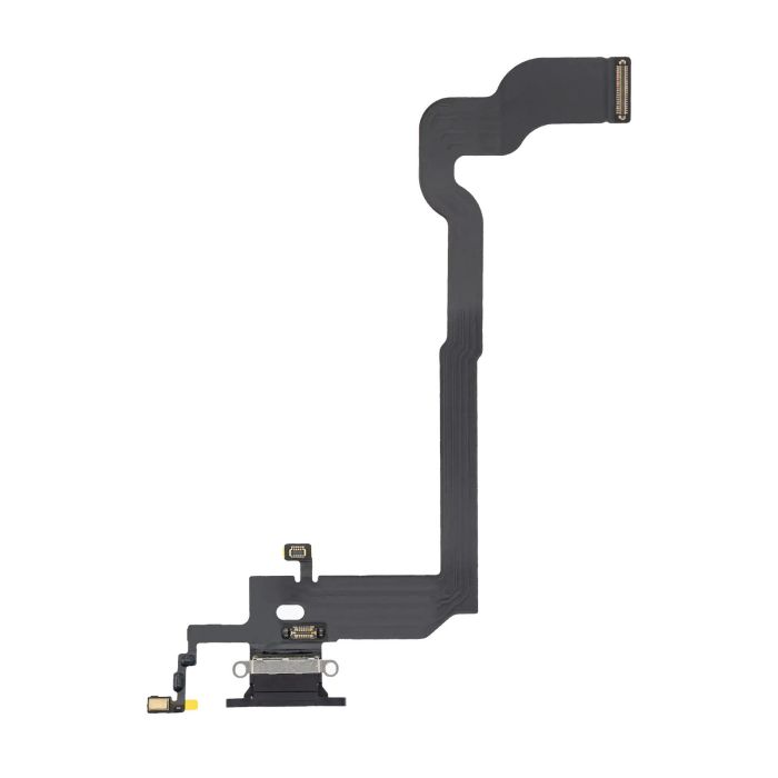 Ladebuchse Flexkabel für iPhone X (Premium) (Space Grau)