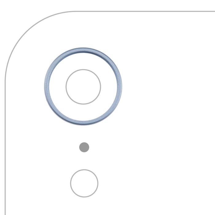 Rückkamera Ring nur für iPhone XR (Blau)