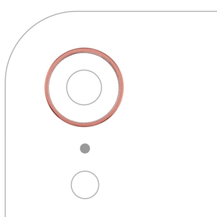 Rückkamera Ring nur für iPhone XR (Coral)