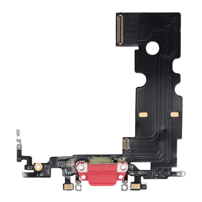 Ladebuchse Flexkabel für iPhone SE (2020) (Aftermarket Plus) (Rot)