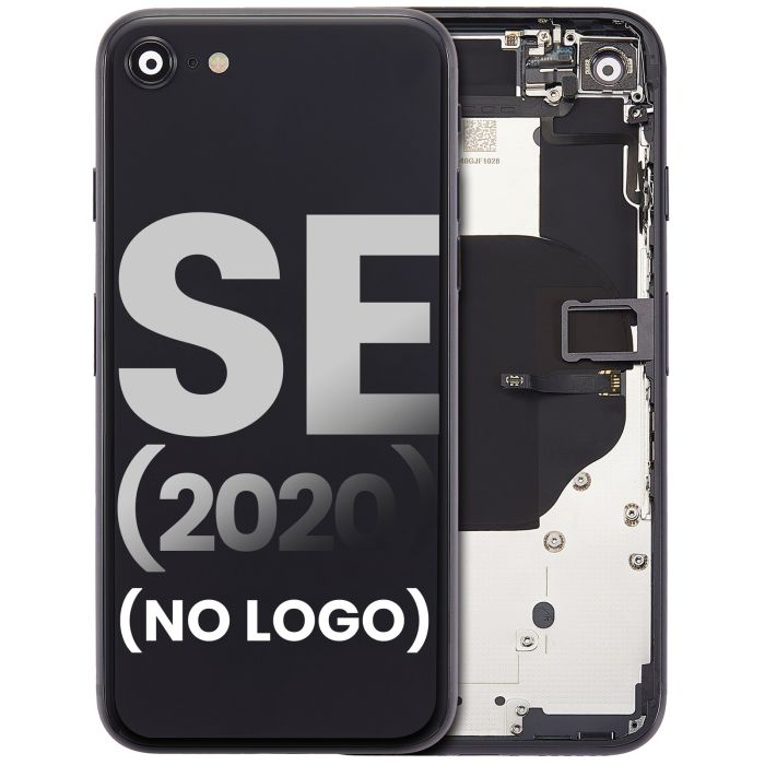 Rückgehäuse mit klein Bauteile vormontiert für iPhone SE (2020)