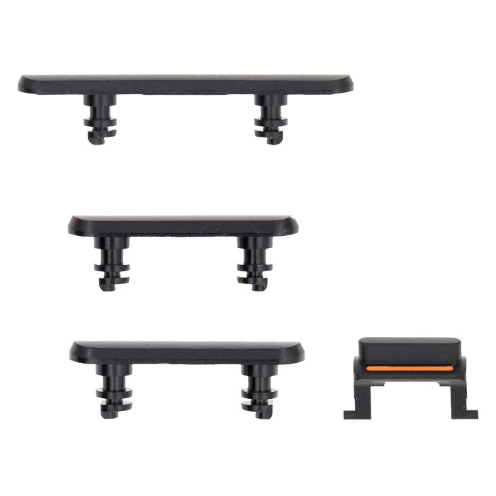Tasten-Set (Power/ Lautstärke/ Schalter) für iPhone XR (Schwarz)