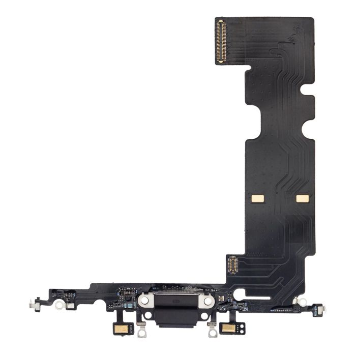 Ladebuchse Flexkabel für iPhone 8 Plus (Aftermarket) (Space Grau)