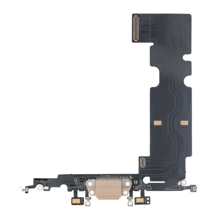 Ladebuchse Flexkabel für iPhone 8 Plus (Aftermarket) (Gold)