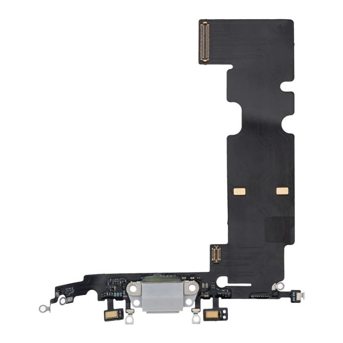 Ladebuchse Flexkabel für iPhone 8 Plus (Premium) (Silber)