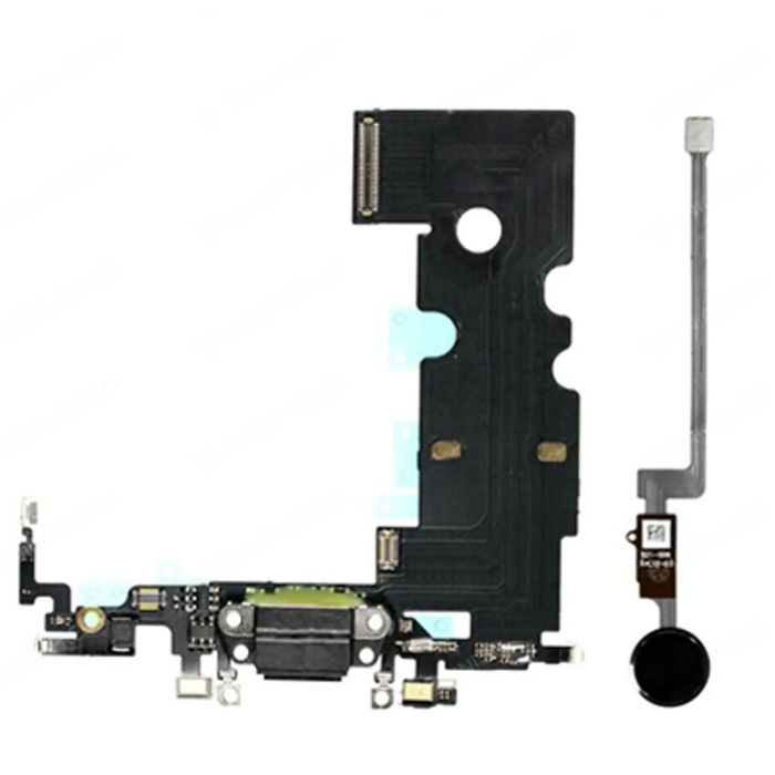 Home-Taste Solution mit Ladebuchse für iPhone 8 Plus (Space Grau) (Version 2)