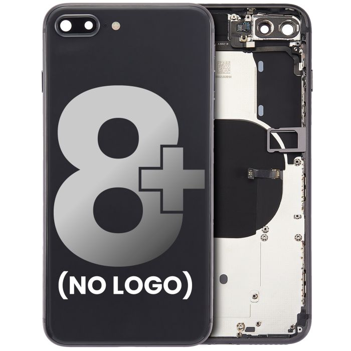 Rückgehäuse mit klein Bauteile vormontiert für iPhone 8 Plus (Aftermarket Plus)