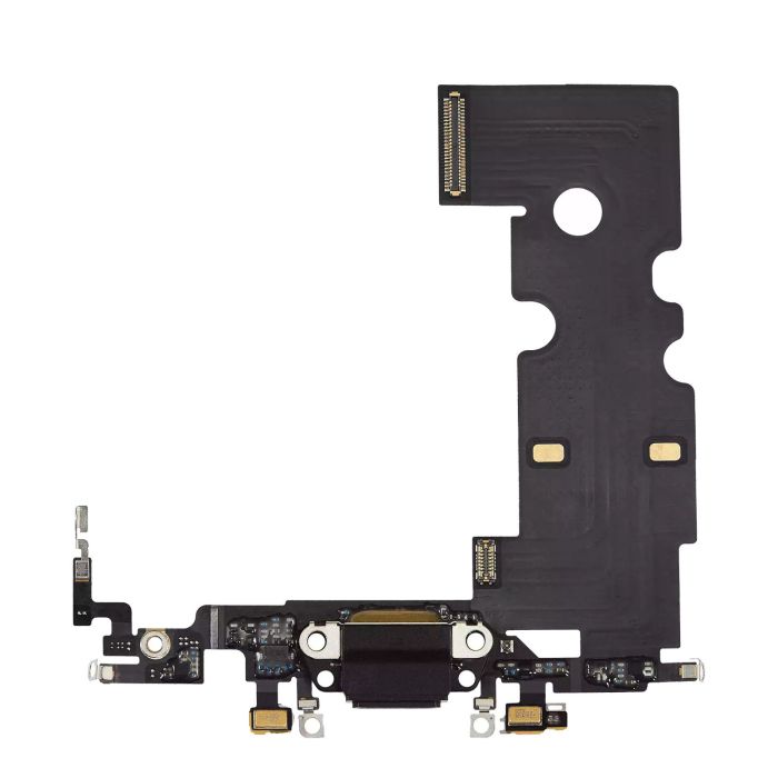 Ladebuchse Flexkabel für iPhone 8 (Aftermarket) (Space Grau)
