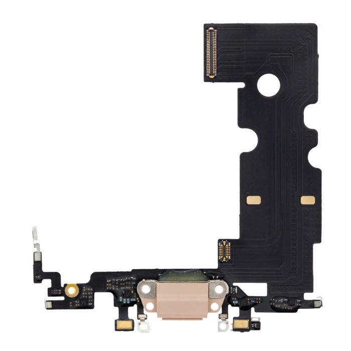 Ladebuchse Flexkabel für iPhone 8 (Aftermarket) (Gold)