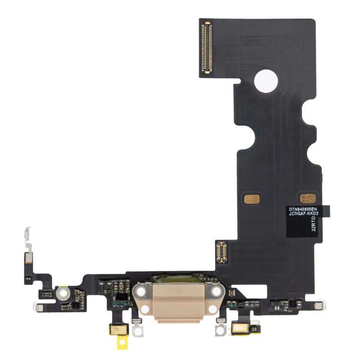 Ladebuchse Flexkabel für iPhone 8 (Premium) (Gold)