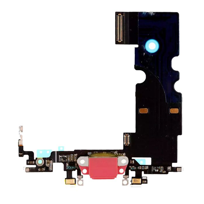 Ladebuchse Flexkabel für iPhone 8 (Premium) (Rot)