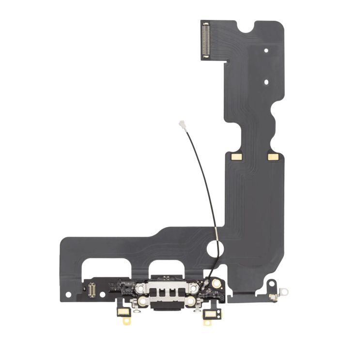 Ladebuchse Flexkabel für iPhone 7 Plus (Premium) (Jet/ Matte Black)