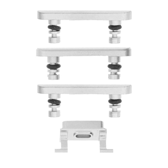 Tasten-Set (Power/ Lautstärke/ Schalter) für iPhone 7 Plus (Silber)
