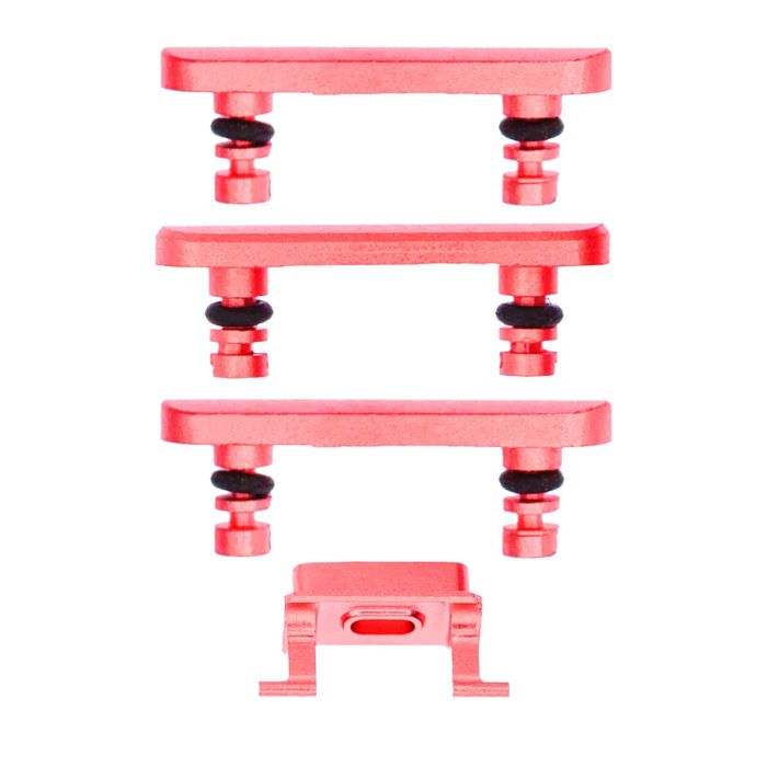 Tasten-Set (Power/ Lautstärke/ Schalter) für iPhone 7 Plus (Rot)