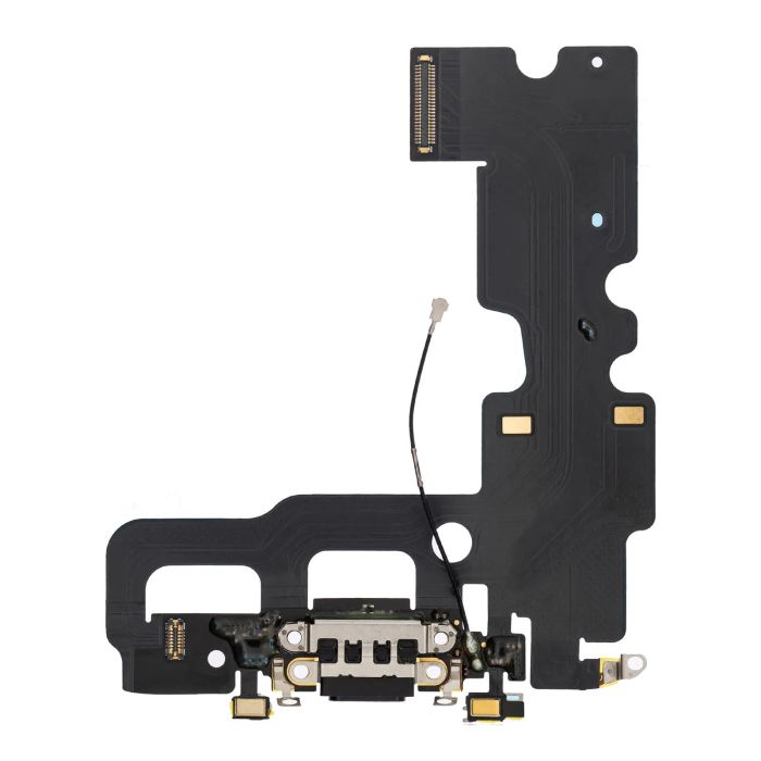 Ladebuchse Flexkabel für iPhone 7 (Aftermarket) (Jet/ Matte Black)