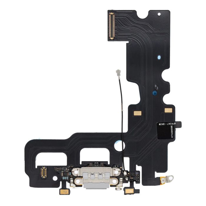 Ladebuchse Flexkabel für iPhone 7 (Aftermarket) (Silber)