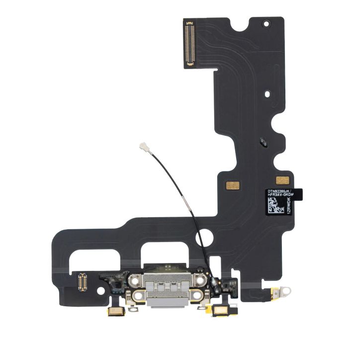 Ladebuchse Flexkabel für iPhone 7 (Premium) (Silber)