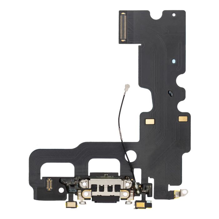 Ladebuchse Flexkabel für iPhone 7 (Premium) (Jet/ Matte Black)