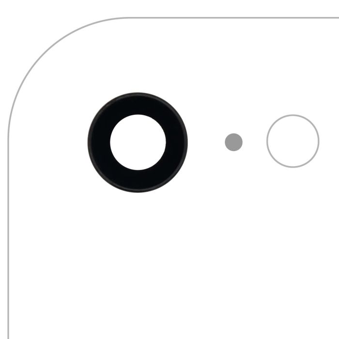 Rückkamera-Linse mit Halterung & Rahmen für iPhone 7 (10er Pack)